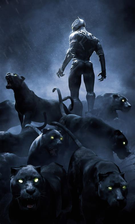 1280x2120 Black Panther Rise Up 4k Iphone 6 Hd 4k Wallpapersimages