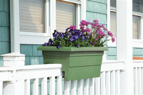 What To Grow In Railing Planters Decorative Planter Pots