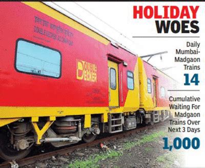 It starts from hyderabad deccan at 22hr 30 mins on sun,mon,tue,wed,thu,fri,sat and reaches delhi hazrat nizamuddin at 52hr 5 mins. Tvm To Goa Train Time - Waraqa Blog