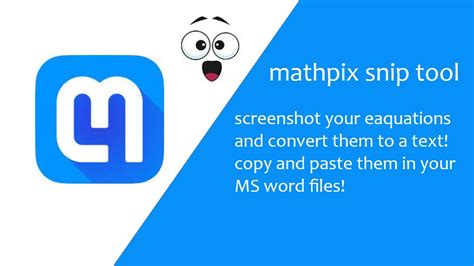 Mathpix Snipping Tool Installing And Using YouTube