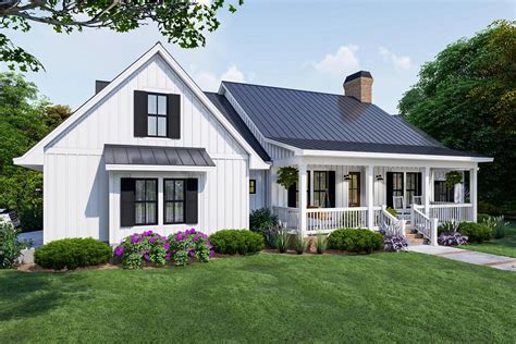 Country Home Plan With Welcoming Front Porch And Bonus Expansion