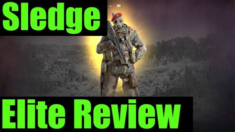 Rainbow Six Siege Sledge Elite L Detachment Bundle Review