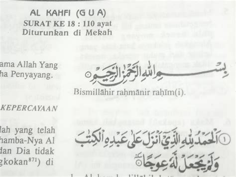 Keutamaan Dan Manfaat Membaca Surat Al Kahfi Di Hari Dan Malam Jumat