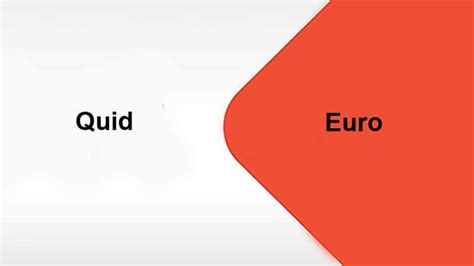 Difference Between Quid And Euro With Table
