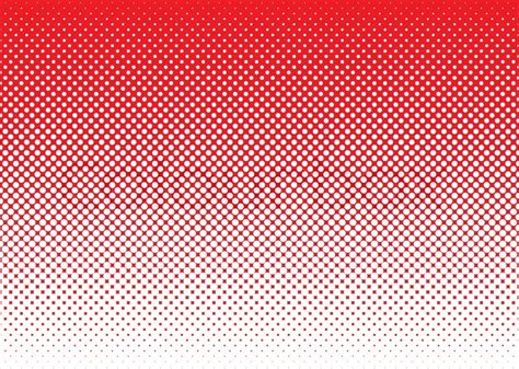 Red Background With White Halftone Dot Stock Vector Colourbox