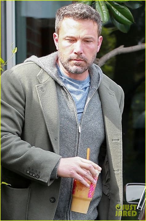Ben Affleck Picks Up His Daily Iced Coffee In Santa Monica Photo