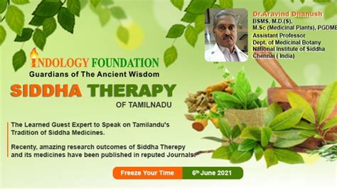 Siddha Therapy Of Tamilnadu Draravind Dhanush Dr Vikaram Kumar