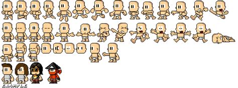 2d Character Sprite Sheet Png