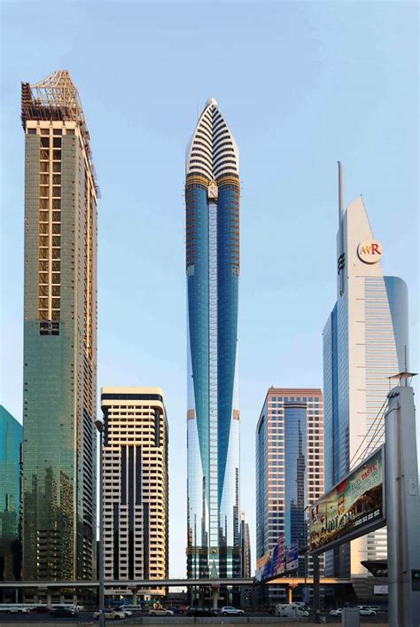 The Rose Tower Sheikh Zayed Road Dubai Tower Dubai Construction
