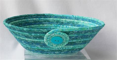 Rope Bowl Instructions Pdf Pattern Fabric Wrapped Cord Etsy