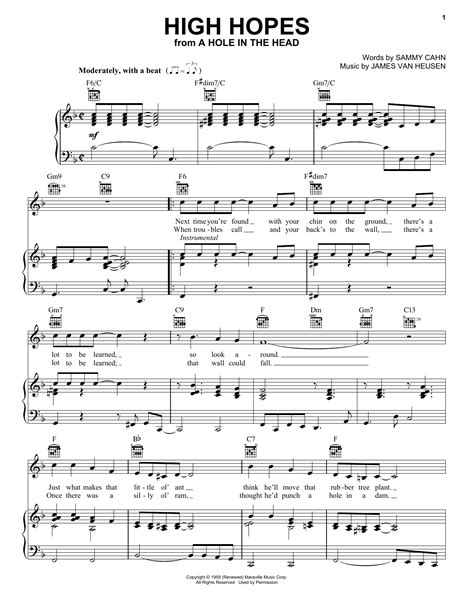 High Hopes Sheet Music Direct