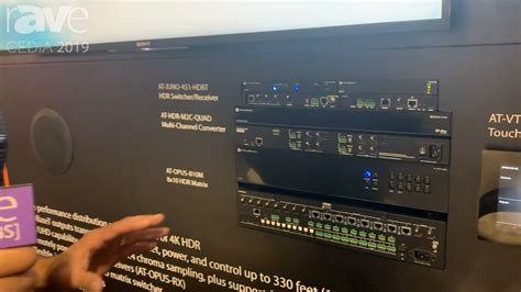 Cedia 2019 Atlona Features The Opus Series Of Hdr Matrix Switchers