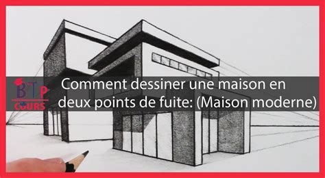 5 u c h 1 1. Comment dessiner une maison en deux points de fuite ...