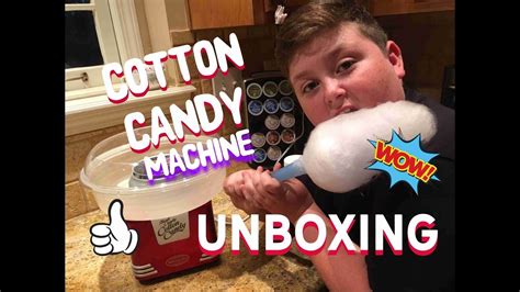 Cotton Candy Machine Unboxing And Review Youtube