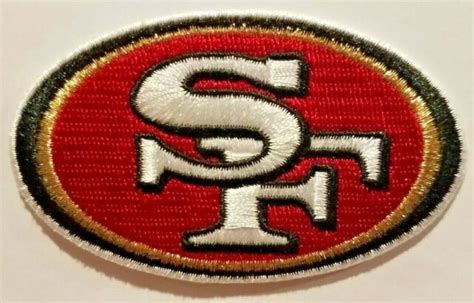 San Francisco 49ers Official Iron On Embroidered Patch Usa Seller Ebay