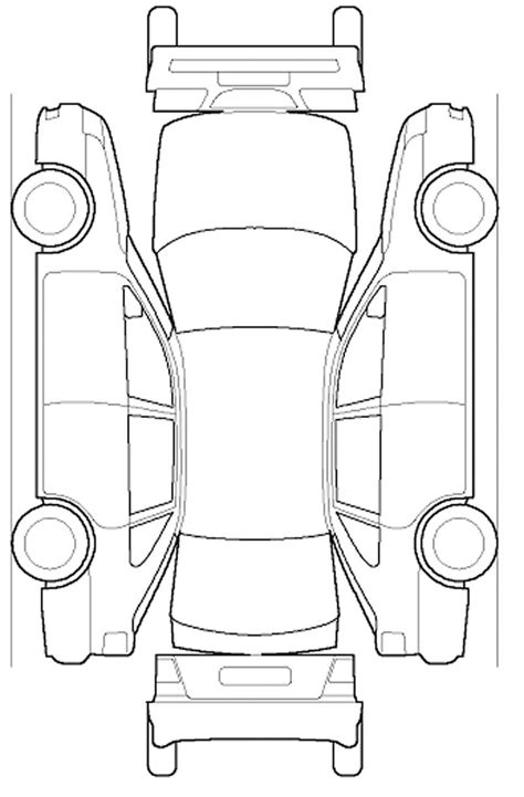 Car Diagram Blank For Kids