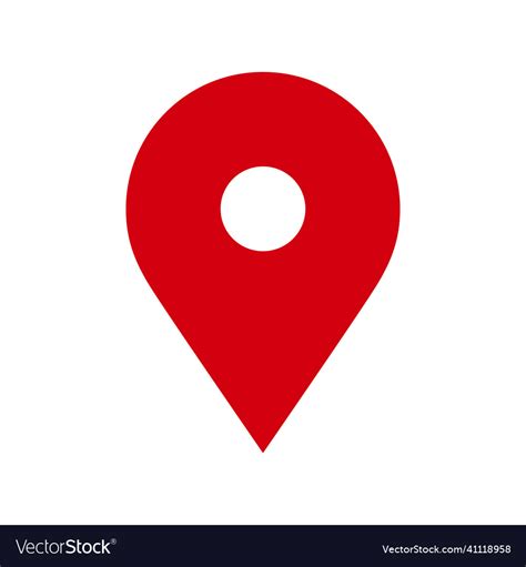 Map Point Icon Royalty Free Vector Image Vectorstock
