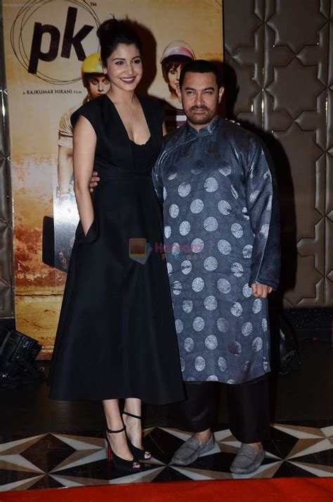 Anushka Sharma Aamir Khan At Pk Success Bash In Mumbai On 10th June