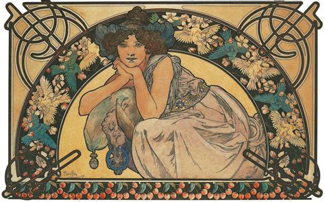 Alphonse Mucha In The Gorgeous Art Nouveau Parkstone International