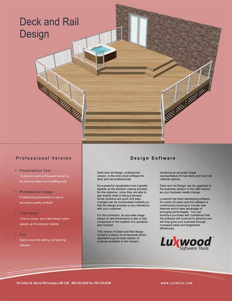 Deck Design Software From Luxwood Remodeling