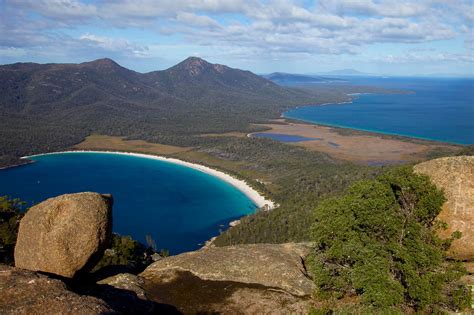 Wineglass Bay Freycinet National Park Tasmaniaone Of The Worlds