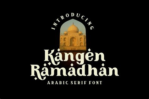 Kangen Ramadhan Font By Eko Kurniawan · Creative Fabrica