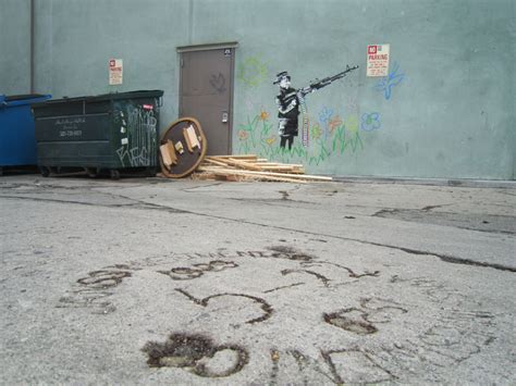 Melroseandfairfax Its Affirmed New Banksy Stencil In Los Angeles Pt