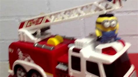 Despicable Me Fireman Minions To The Rescue Youtube