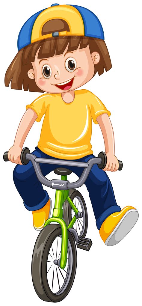 Dirtbike cartoon motocross dirt bike cartoon artwork with. A Kid Riding Bicycle on White Background - Download Free ...