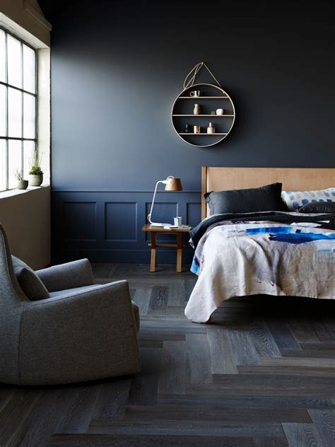 As depicted in this room, there is no such thing as too much blue. Daring to go dark: How to bring a designer edge to your home