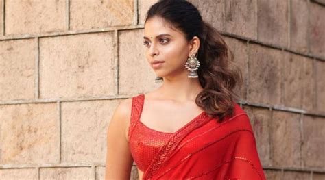 Suhana Khan Looks Stunning In Red Saree In Latest Photos Fans Shower Love ‘thought It Was