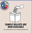 Sample ballots for primary elections
