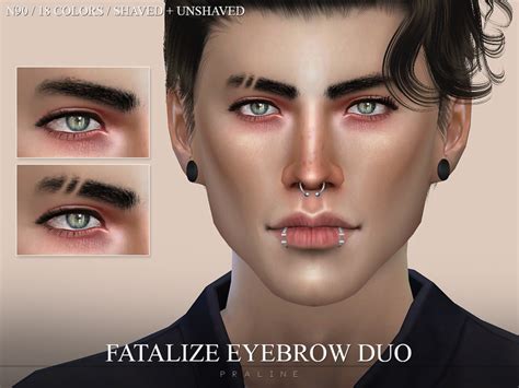 Male Eyebrows The Sims 4 P1 Sims4 Clove Share Asia Tổng Hợp Custom 4d8