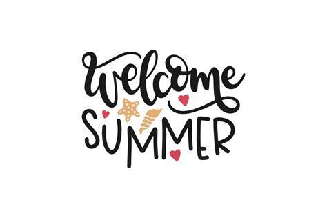 Welcome Summer Graphic By Craftbundles · Creative Fabrica