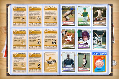 From football card templates, baseball card templates, character card templates, game card templates, and more, there are a lot to choose from. With Starr Cards Baseball Card Maker (Retro 50... - Make Your Own Baseball Card