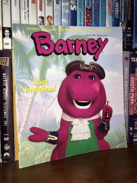 Rare Vintage Barney Magazine Special Issue 1995 Winter Section 3