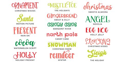 Cheap And Free Christmas Fonts For Cutting Machines Hey Lets Make Stuff