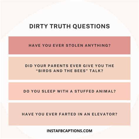 QUESTIONS For Truth Or Dare Game Instafbcaptions