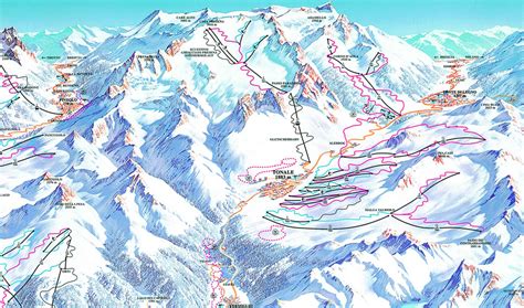 Passo Tonale Ski Map