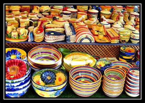 Spanish Pottery Altea Market Spain Pottery Colorful Pottery Spanish