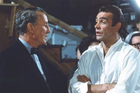 Ian Fleming Sean Connery On The Set Of Dr No James Bond Books James Bond Girls James