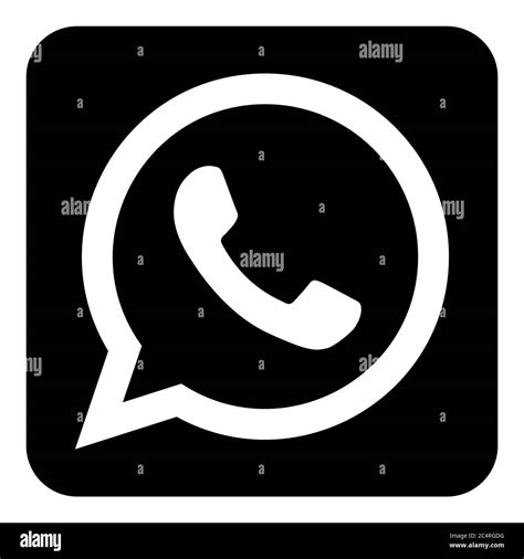 Whatsapp Messenger Logo Stock Vector Images Alamy