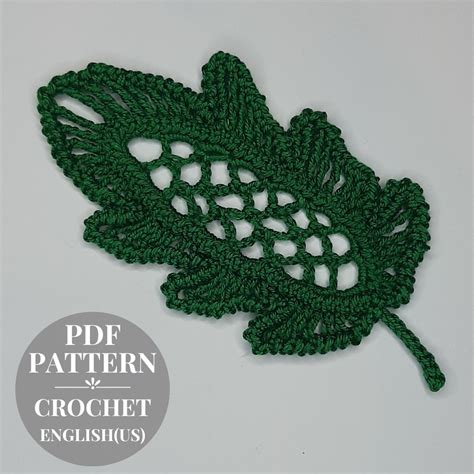 Crochet Leaf Pattern Leaves Crochet Applique Crochet Patte Inspire