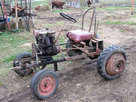 Homemade Tractor Homemade Tractor Tractors Garden Tractor