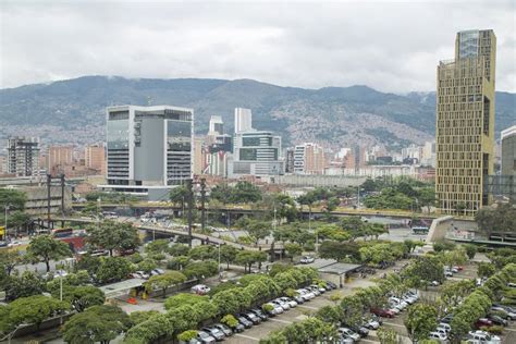 Medellin Antioquia Colombia Mayo 16 2017 Overview Of The City Of