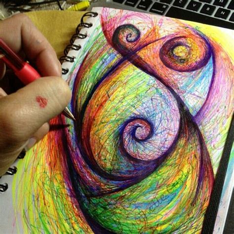 Colorful Drawing ♡ By Artisticalshell Doodle Art Art Journal
