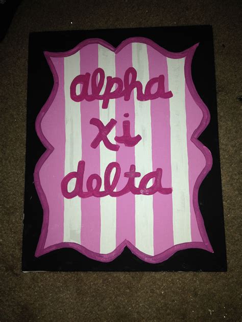 Pin By Alpha Xi Delta Iota On Our Big And Little Crafts Alpha Xi