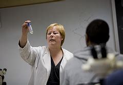 Biology Professor Elaine Reynolds Shows Students The Marvels Of The