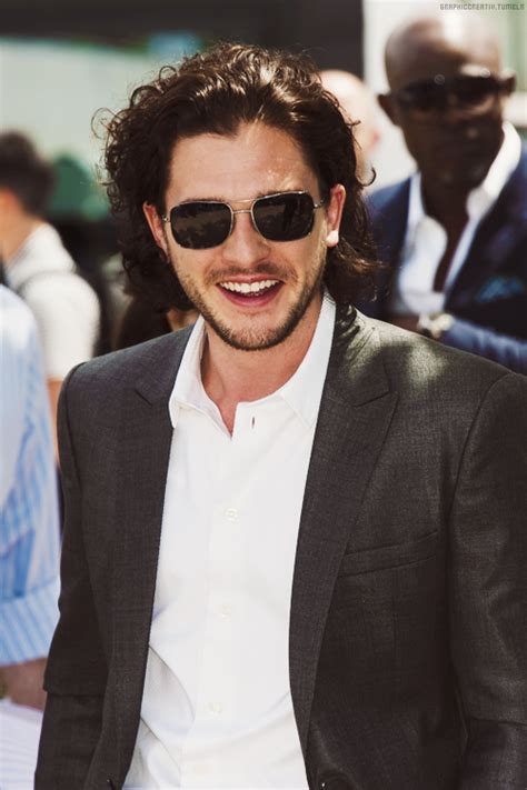 From Kit Haringtons Windblown Curls To His Goofy Smile Sunglasses Are