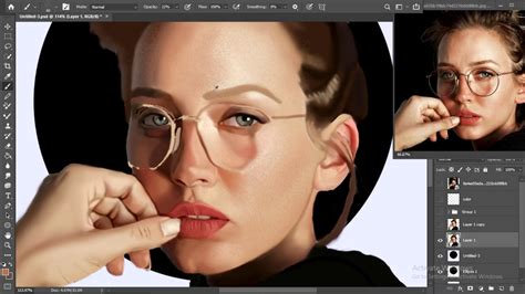 Digital Art For Beginners How To Draw Digital Portrait Youtube